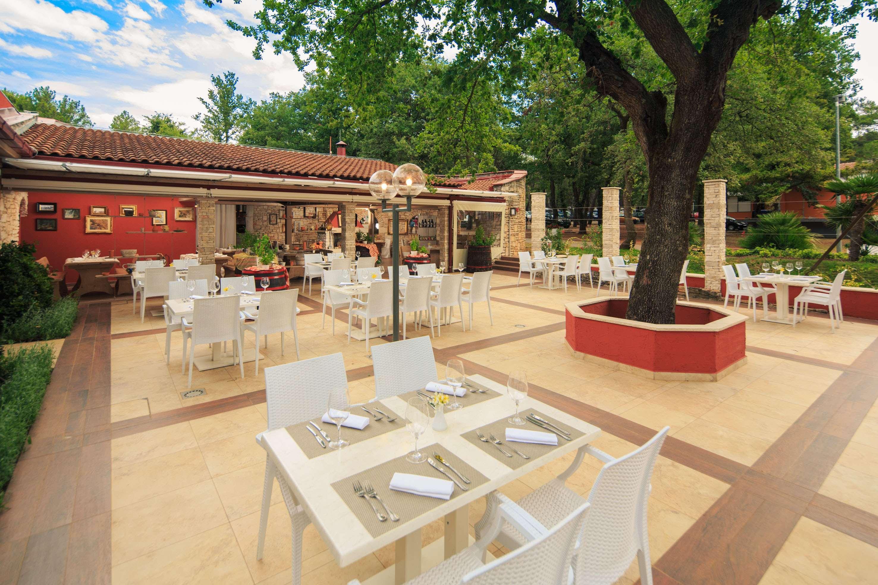 Apartments Stella Plava Laguna Umag Restaurang bild